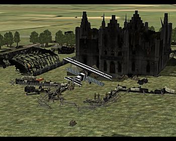 Canvas Knights - Fokker D.VII and Ground Units - Screenshot by EasyRider (17-Mar-2009)