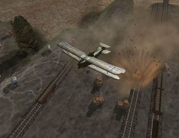 Phase 3 - A Hannover CL.III dropping bombs - Screenshot by Makai (04-Nov-2008)