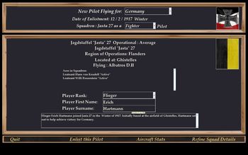 Phase 3 - Pilot Enlistment Screen - Screenshot by Gremlin (15-Feb-2009)