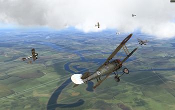 Rise Of Flight - Dogfight with tracers - Screenshot by neoqb (24-Mar-2009)