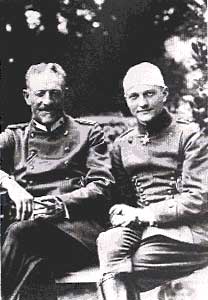 Manfred von Richthofen and his father